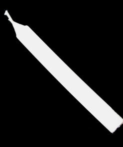 white taper candle