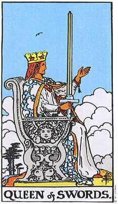 the queen of swords tarot card