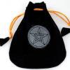 Velveteen Pentagram Black Bag 5"