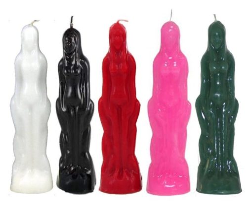 female figure candle