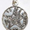 Tetragrammaton pendant pewter