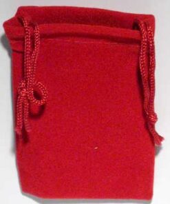 Red Mojo Velveteen Bag