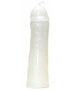 White Male Gender Penis candle 6 1/2" Ritual Spells Prayers Hoodoo Candle Magic