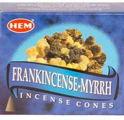 Cone Incense: Frankincense & Myrrh