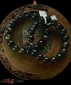 12mm Obsidian, Smoky bracelet