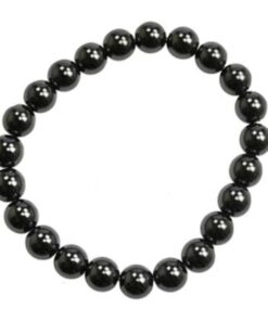 8mm Hematite (man-made) bracelet