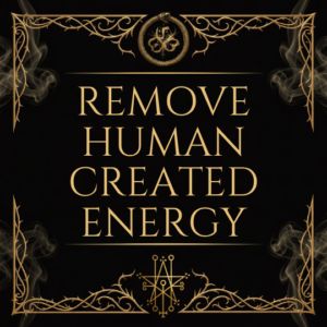 Human Generated Negative Energy