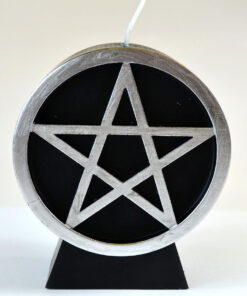 Black Pentacle candle
