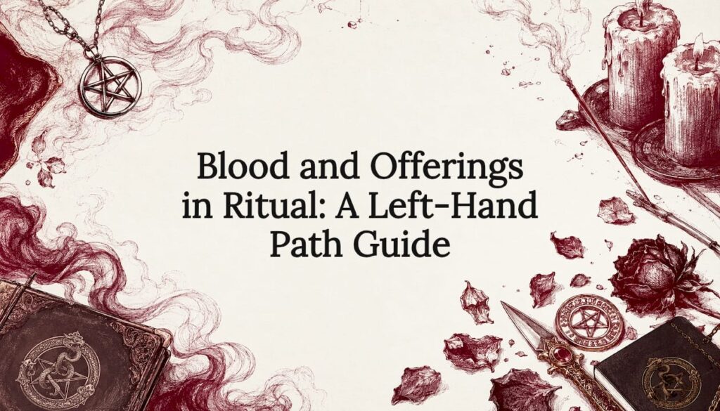 Blood and Offerings in Ritual Left Hand Path Guide