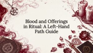 Blood and Offerings in Ritual Left Hand Path Guide