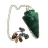Malachite pendulum