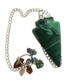 Malachite pendulum